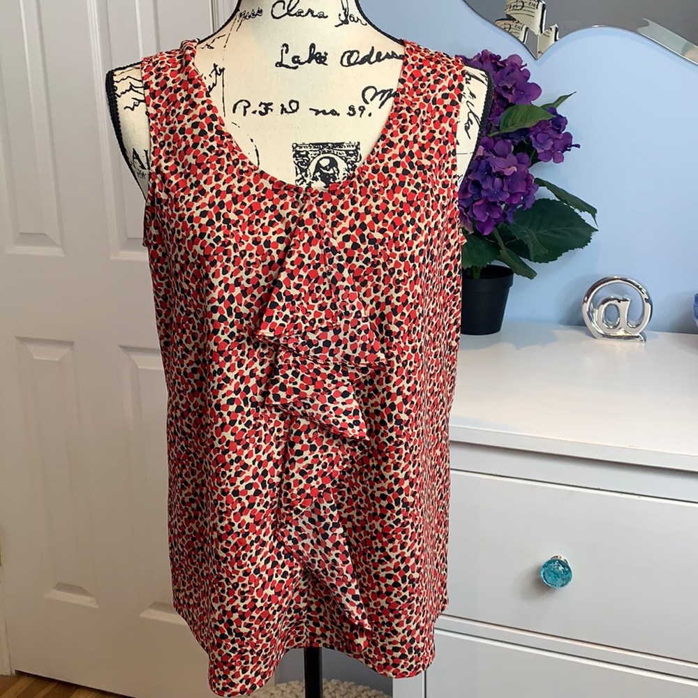 Anne Klein Suit Seperates Ruffle Front